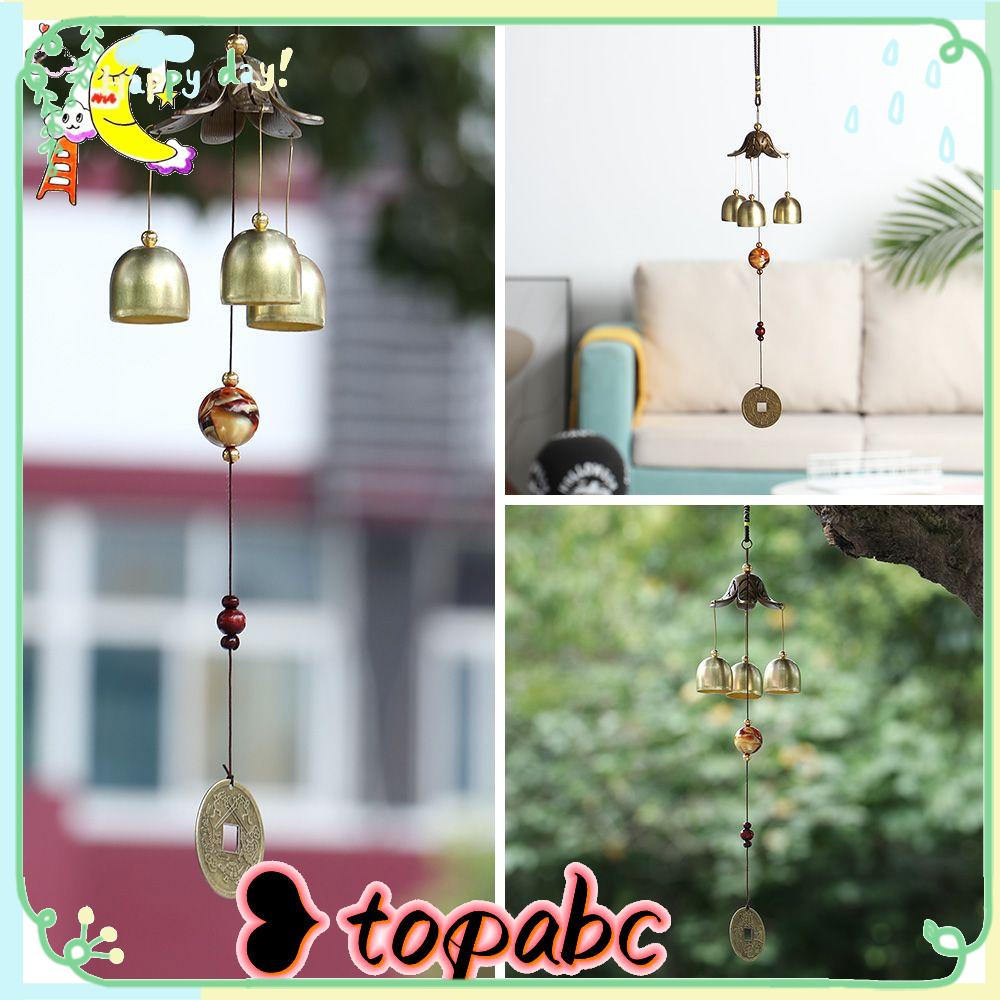 Lonceng Angin TOP 40cm Home Feng Shui Lucky 3bells