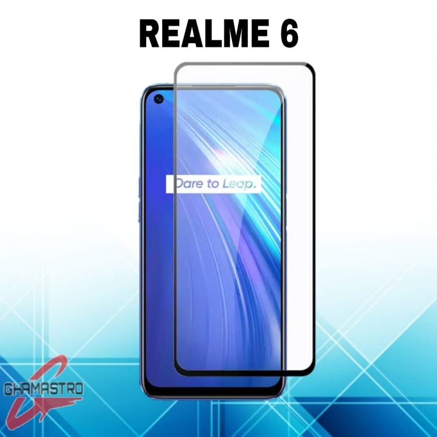 Realme 6 / Realme 6 Pro Tempered Glass Full Cover Premium Screen Guard Protector