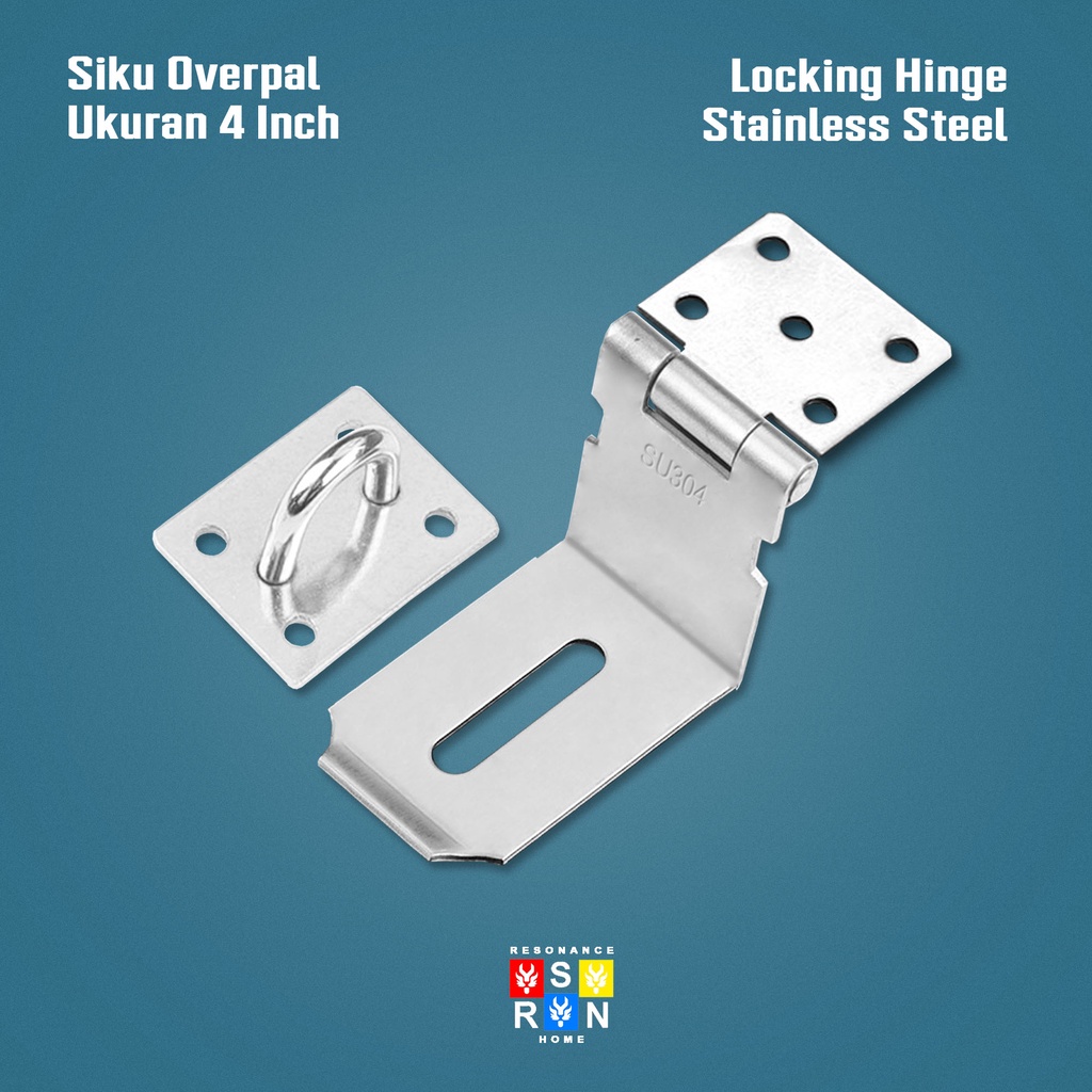 Overpal Siku Sedang 4 Inch / Kunci Pintu Overpal SUS 304 Resonance Home