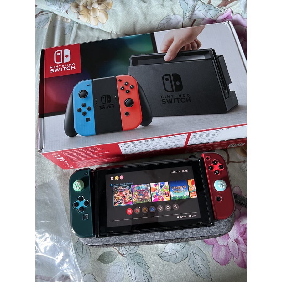 nintendo switch v1 second OFW - mulus - FULLSET - FREE 1 GAME FISIK