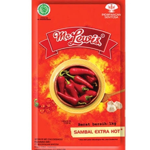 

Mc Lewis Saus Cabai Extra Hot 1kg