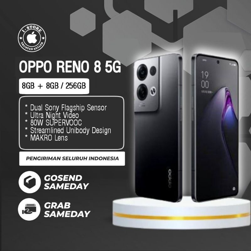 OPPO RENO 8 5G 256GB NEW