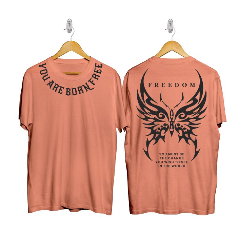 t-shirt pria,baju kaos distro,baju kaos sayap trend terkini,baju kaos bergambar