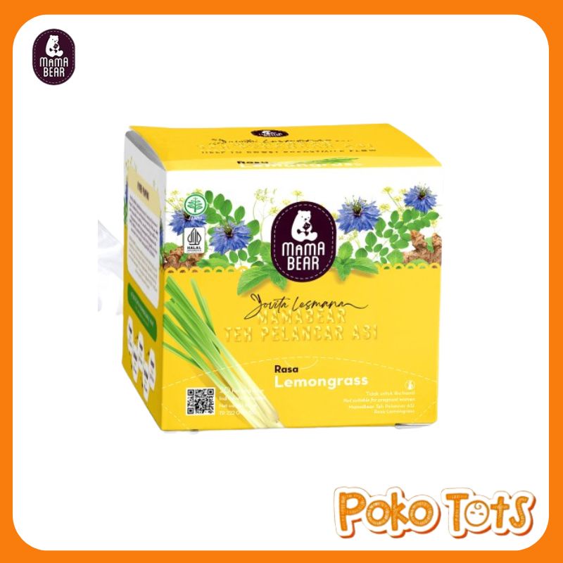 MamaBear Teh Pelancar ASI 60gr Nursing Tea Mama Bear ASI Booster Teh Pelancar ASI Original Kemasan Baru