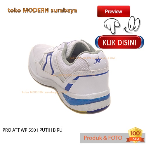 Sepatu Pria olahraga casual sneakers kets PRO ATT WP 5501 PUTIH BIRU