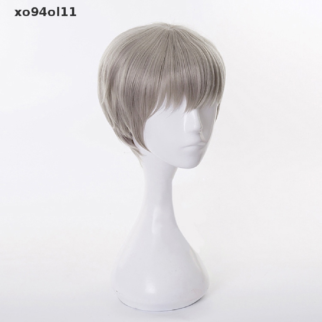 Wig Serat Tahan Panas Pendek XO Anime Jujutsu Kaisen Toge Inumaki Cosplay Grey OL