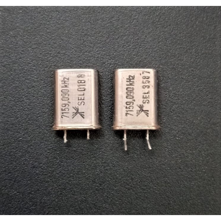 Kristal Quartz Crystal Oscillator SEL 7159,090 Mhz