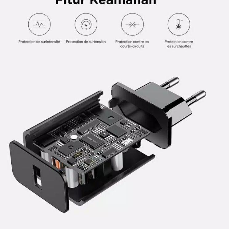 Diskon Tambahan Charger MOFIT MQ10 - Quick Charge 3.0 ( (BISA.COD)