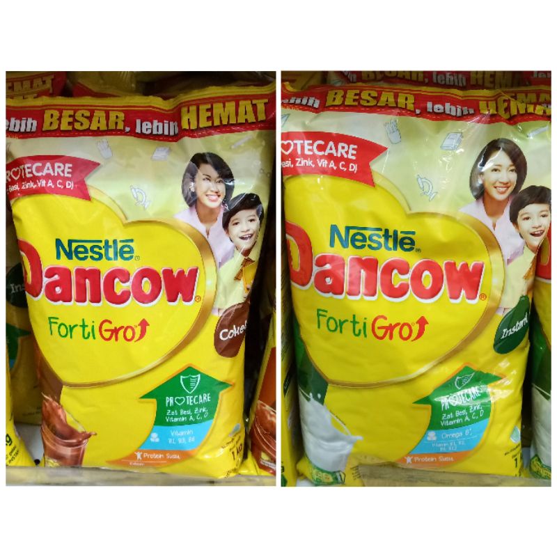 

1kg Dancow Fortigro nestle coklat / instant susu bubuk susu formula