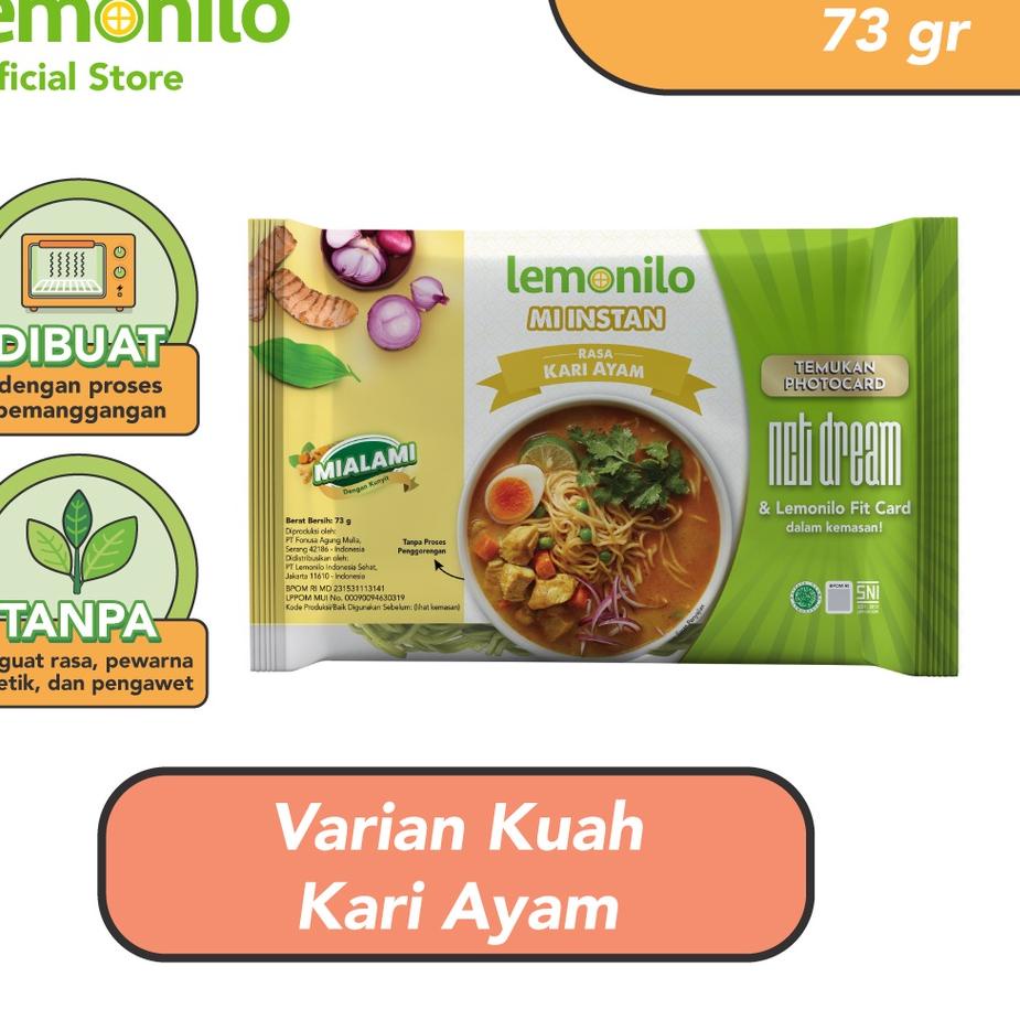 

PALING AMPUH✌️>>> Lemonilo x NCT DREAM Mie Instan Kuah Kari Ayam 73g