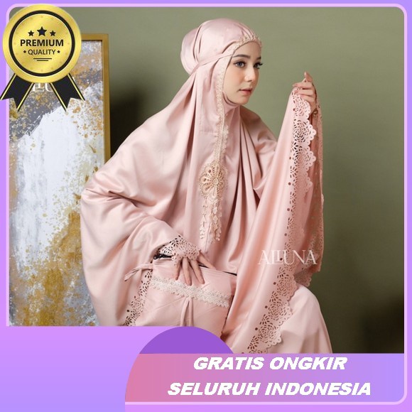 Ethica Mukena Zunaira 2In1 Wanita Mungkena Rayon Adem Mukenah Bali Katun Jepang Motif Terbaru Teleku