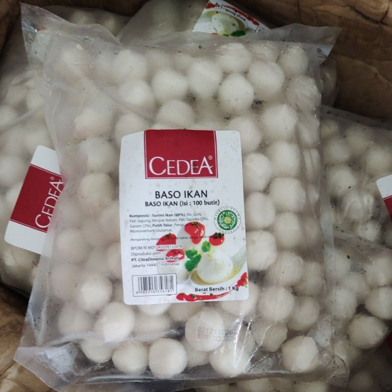 

cedea baso ikan 1kg/100pcs