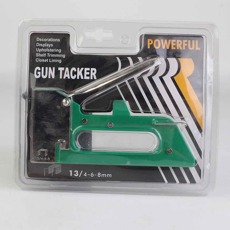 Stapler Tembak Gun Tacker Cekrekan Pengokot Staples Sofa Staples Jok Stepler Motor