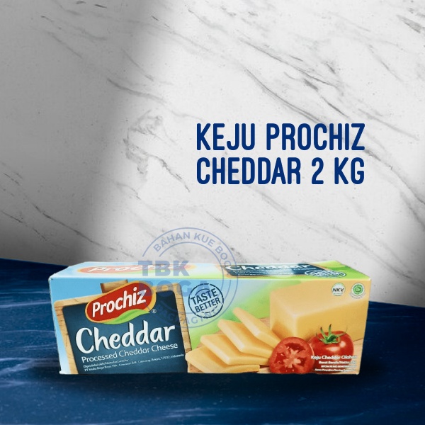 Jual Keju Prochiz 2 Kg Cheddar Cheese | Shopee Indonesia