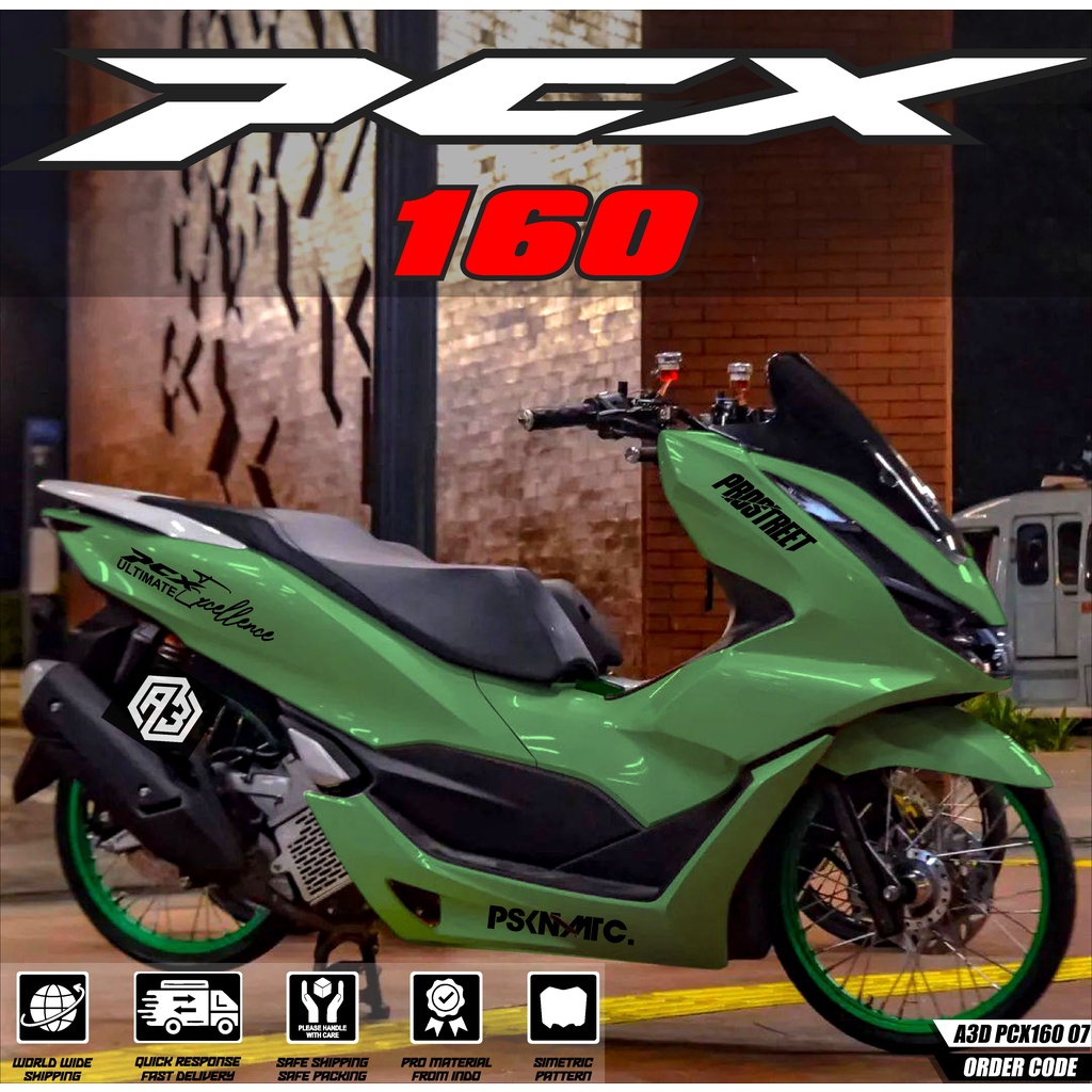 Decal Sticker PCX 160 2021 Fullbody - Dekal PCX 160 New Decal Sticker Honda PCX 160 2021 atriplegrap