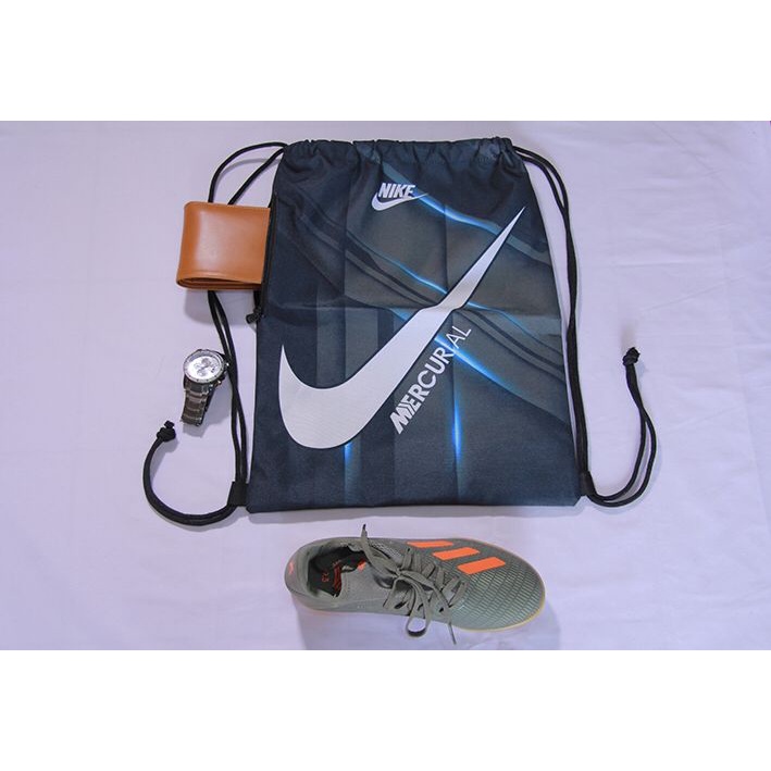 Tas Serut Futsal Sepak Bola Gymsack Stringbag Tas Nike Gymsack Nike Tas Serut Nike Tas Olah Raga Tas Sepatu