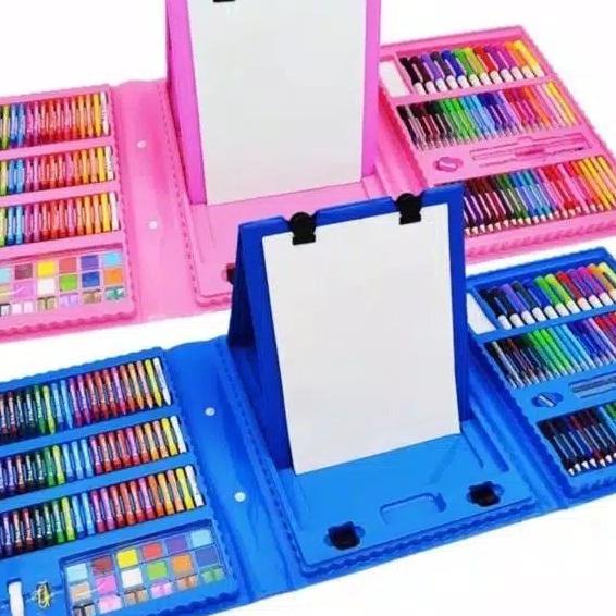 

Miliki CRAYON ANAK SET ISI 208 PCS ART / PENSIL WARNA ALAT LUKIS SET CRAYON ~ GT