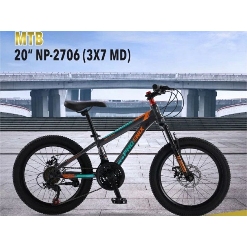 Sepeda gunung MTB PHOENIX NP 2706 rem cakram