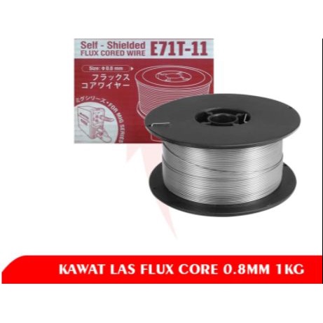 promo gladiator Kawat Las 1Kg Kawat Las Flux Core 0.8 mm CO Tanpa Gas MIG 1 kg spt redbo/idaiden