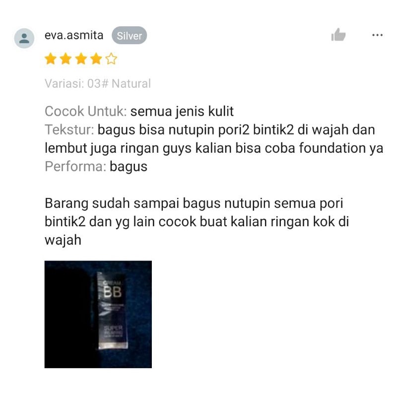 BB CREAM LAMEILA | SUPER WEARING | CLARITY | FOUNDATION MAKE UP