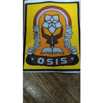 (K-W-U♥☞) Bed badge OSIS SMP woven 1kodi murah