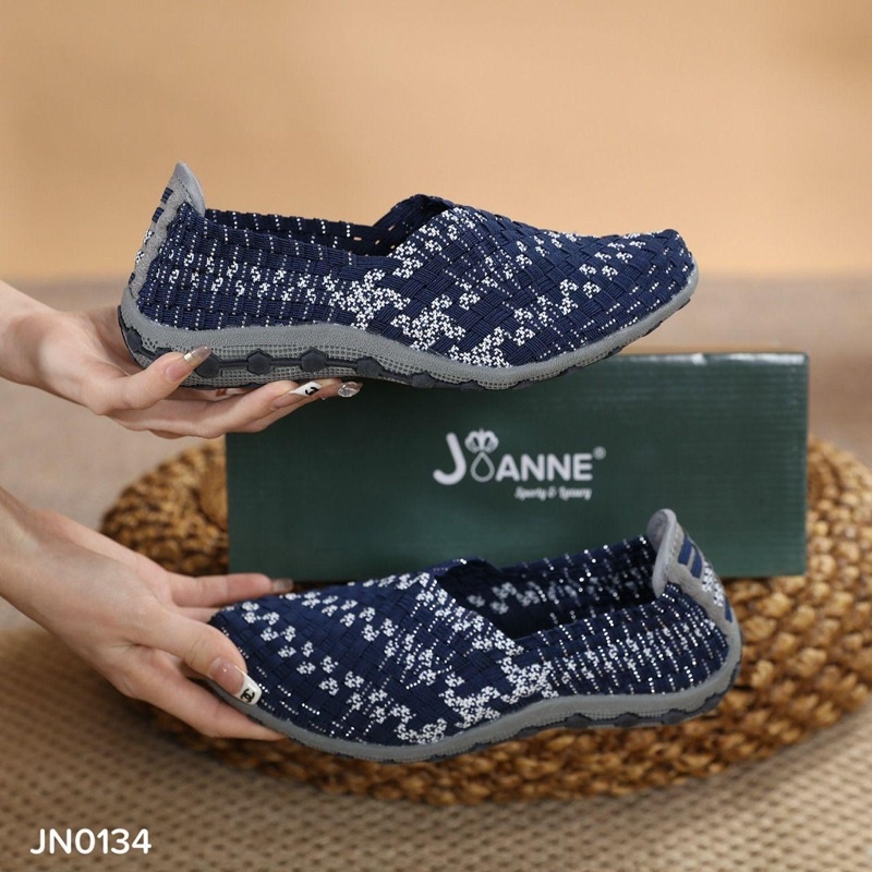 JOANNE Rajut Knit Flats Shoes JN0134 [ORIGINAL BRAND]