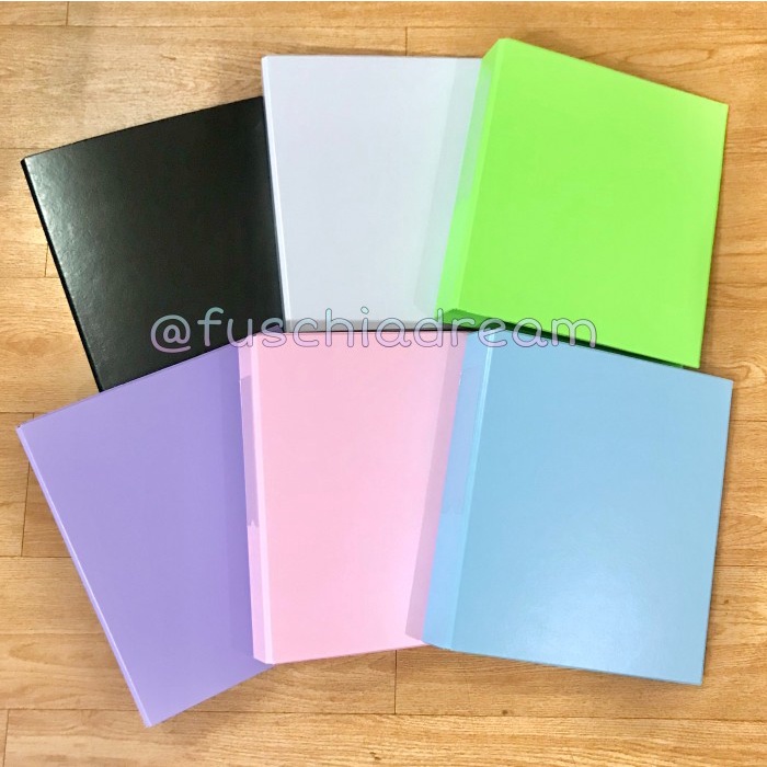 

(BINDER + 10P SLEEVE) UKURAN A4 2/3/4 RING UNTUK PHOTOCARD/POLAROID