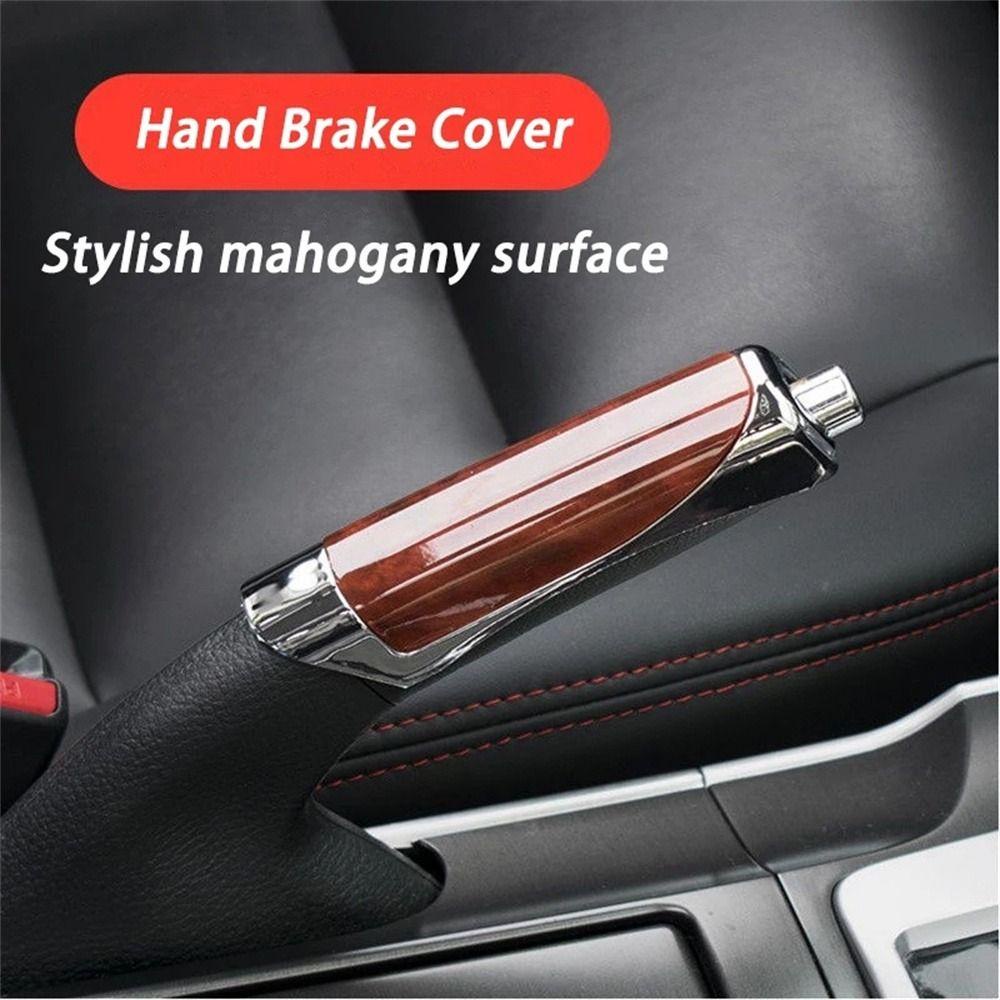 Lanfy Handbrake Cover Aksesoris Mobil Dekorasi Mobil Styling SUV Bagian Truk Anti-slip Rem Tangan Pelindung Case