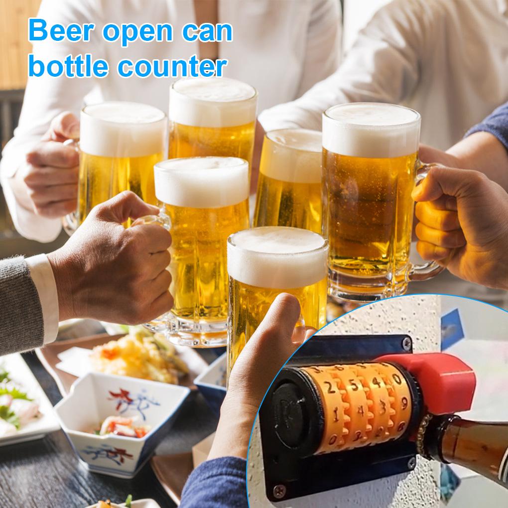 Pembuka Botol Counting Bartender Party Manual Digit Counter Restoran Hemat Buruh Bartending Jar Opening Cap Remover