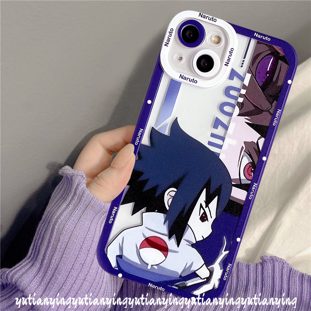 Redmi 10 9 9T 9A 10C 9C NFC 10A Note 11 10 11Pro Plus 9Pro 9 8 11s 10s 9s 10Pro Max Note POCO X3 Pro M3 X3 NFC Cartoon Anime NARUTO Cute Sasuke and Shikamaru Soft TPU Cover