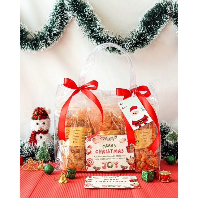 

CHRISTMAS HAMPERS | HADIAH NATAL | KADO NATAL ISI 6 KERIPIK