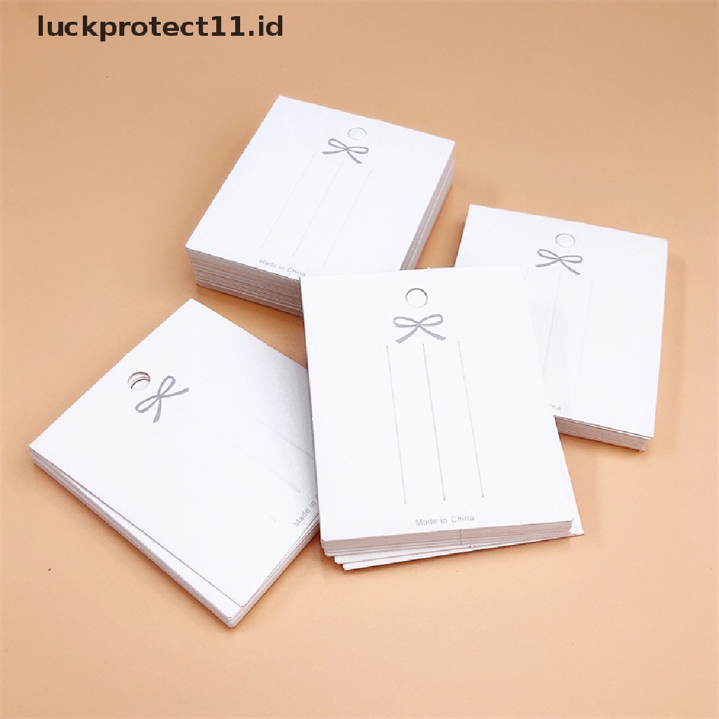 /Fashion Hot// Fashion// 50PCS Kartu Hairpin Card Trinket Bow Display Kartu Kertas Packing Kardus.