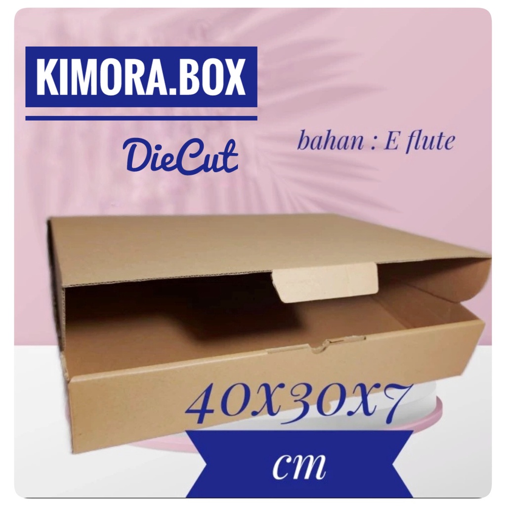 

Kardus uk. 40x30x7 cm.... box karton model pizza untuk aksesoris-dll