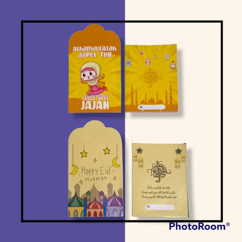 

Amplop Angpao Lucu Islami Ukuran Medium Murah 1pack (isi 10pcs)