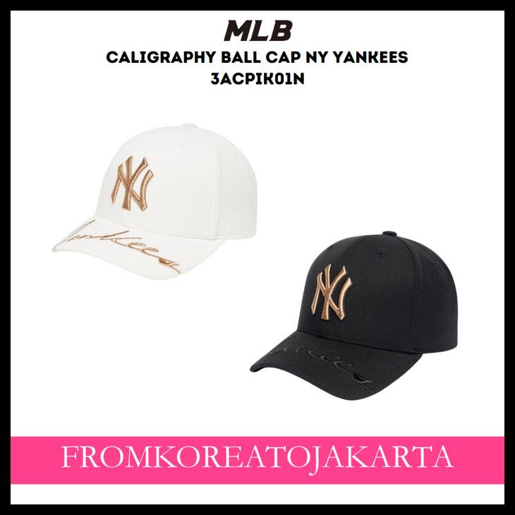 Mlb Caligraphy Ball Cap Ny Yankees