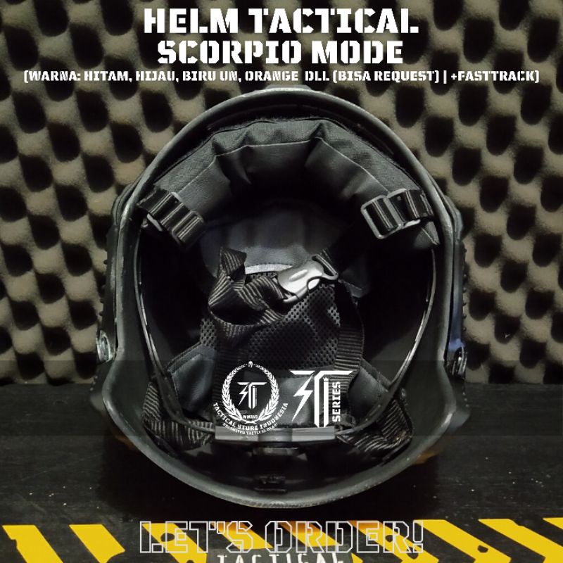 Exclusive! New Model! Helm Tactical Scorpio Mode - Bahan ABS