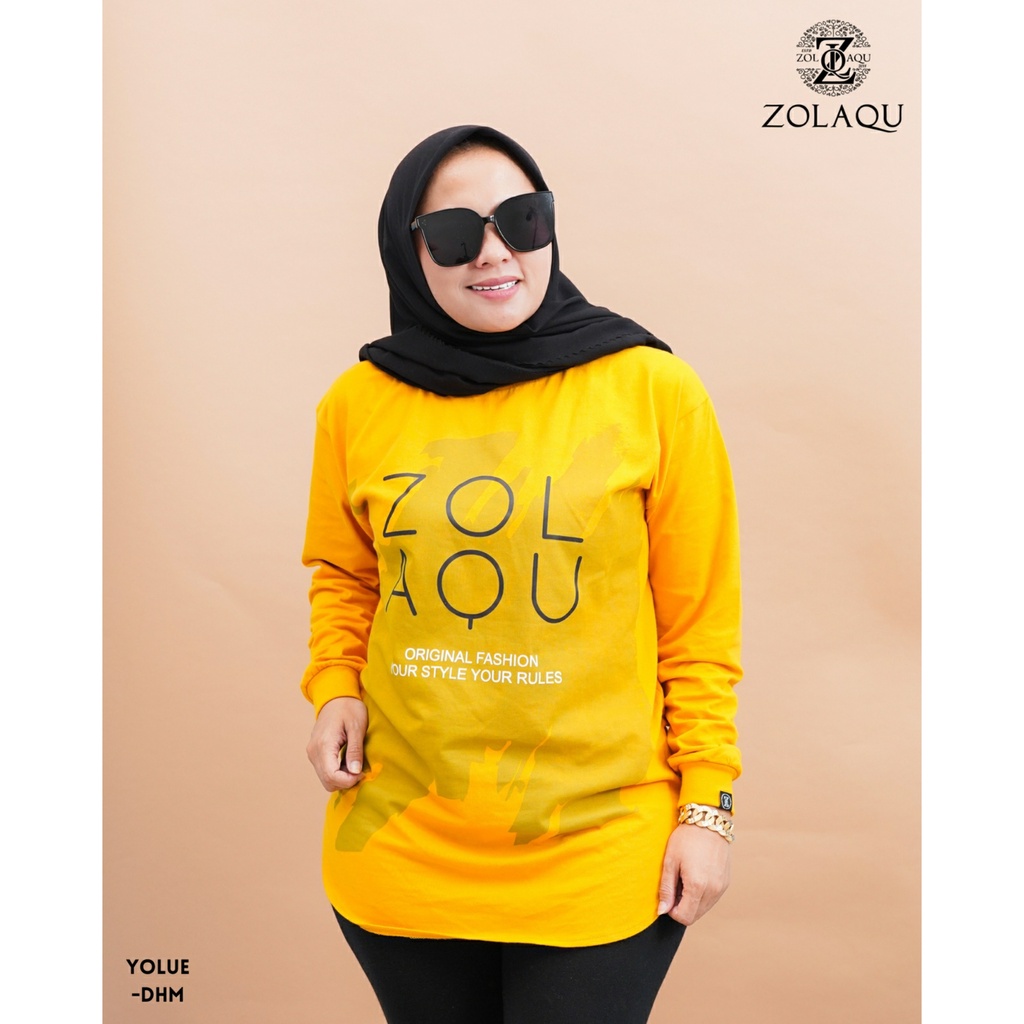 BLOUSE ZOLAQU ORIGINAL KUNING (YOLUE)