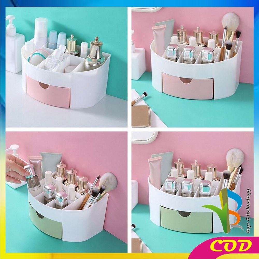 RB-K33 Rak Kosmetik Mini Serbaguna Desktop Storage Box Organizer Multifungsi / Make Up Storage