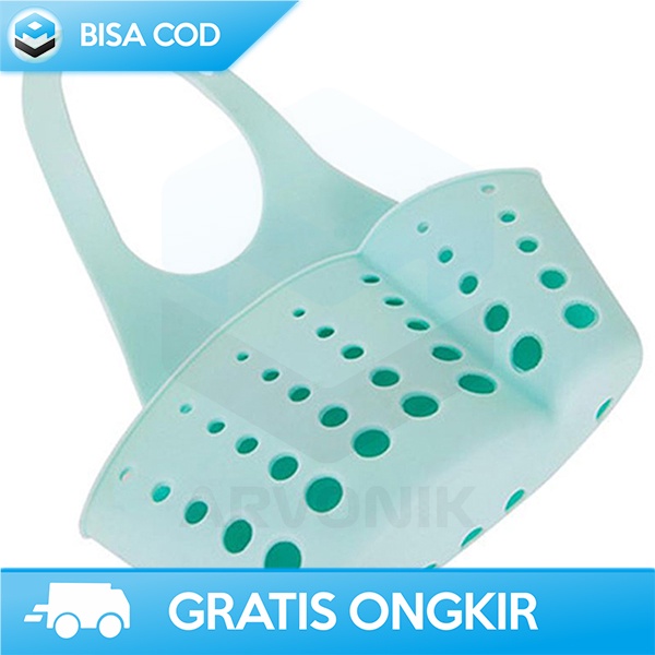 GANTUNGAN WASTAFEL WADAH SPONS CUCI PIRING GANTUNG MULTIFUNGSI PVC