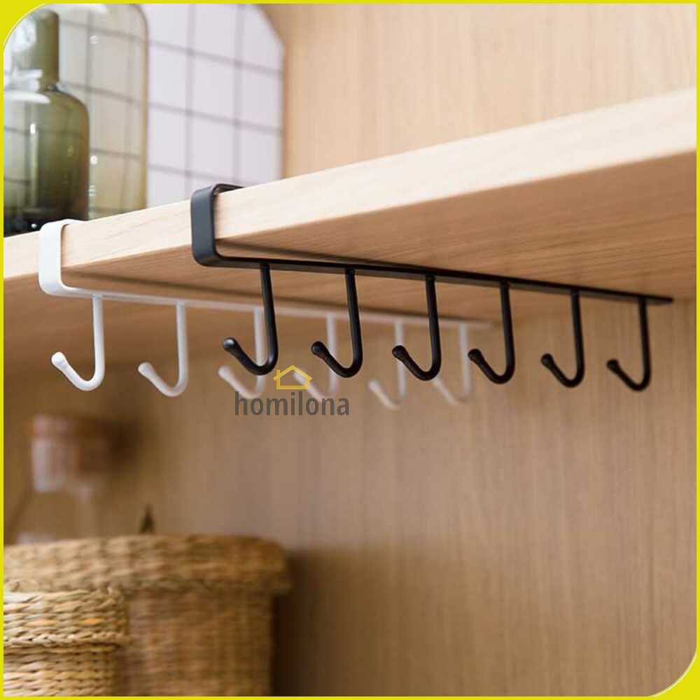 ZANLUTONG Rak Gantung Peralatan Dapur 6 Hook - 2137