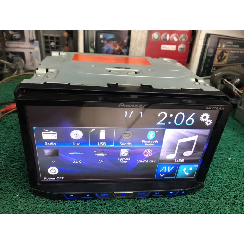 Headunit pioneer Avh X5850BT built in processor time aligment