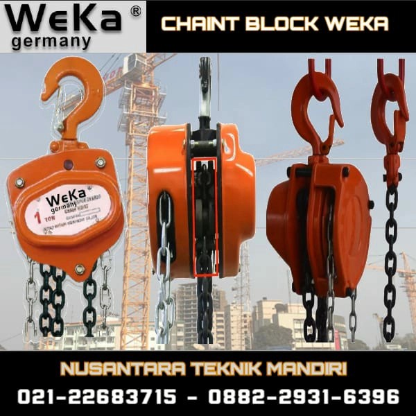 Chain Chain Block 1Ton X 10 Meter Weka