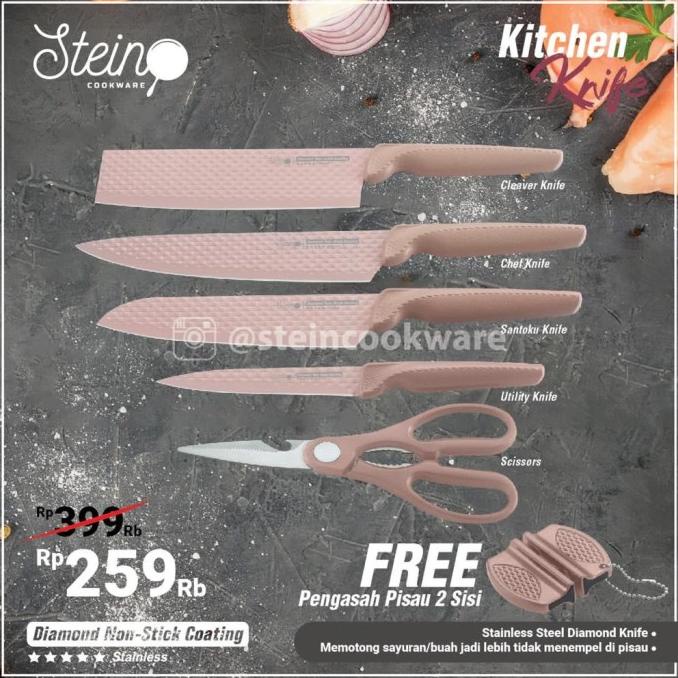 Sale Knives Set Stein Cookware Knives Diamond Set Termurah