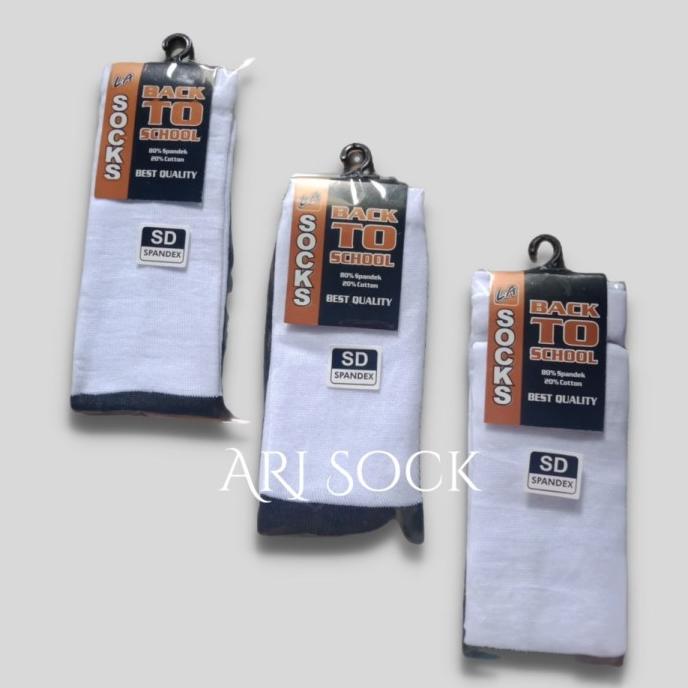 Kaos Kaki Anak Sekolah Sd Putih Tebal Murah