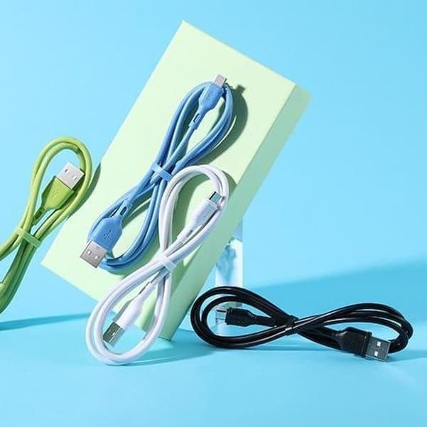 SHOPEE 11.11 KABEL DATA MICRO TOPLES ( ISI 30 PCS ) ROBOT RBM100S 2A 100cm Colurful - Garansi 1 Tahu