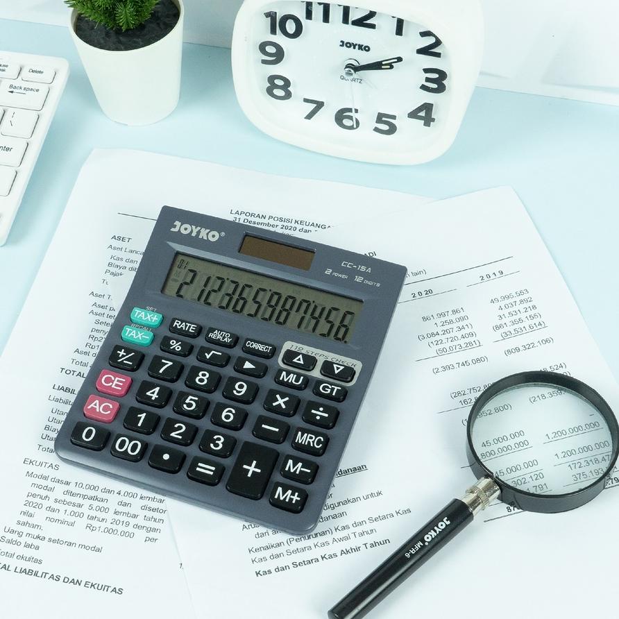 

New Calculator Kalkulator Joyko CC-15A 12 Digits Check Correct 오
