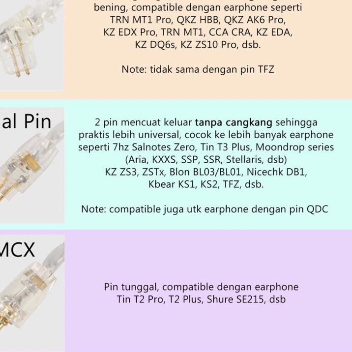 Kode4v9Uj XINHS Rainbow Blue Upgrade Cable 8 - 16 Core Plated