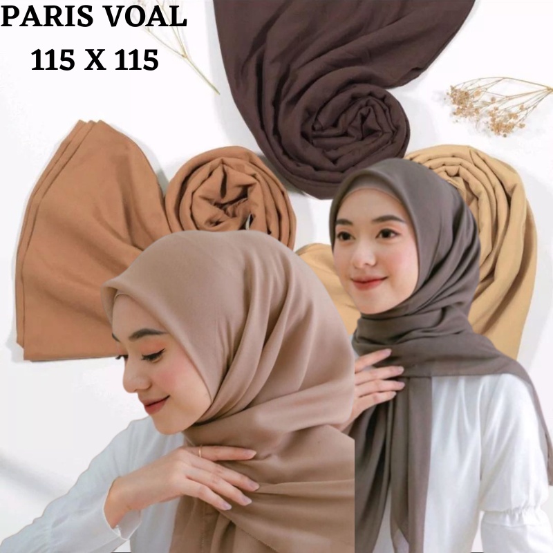 Paris Premium Voal // Paris Premium // Segi Empat Paris Polos