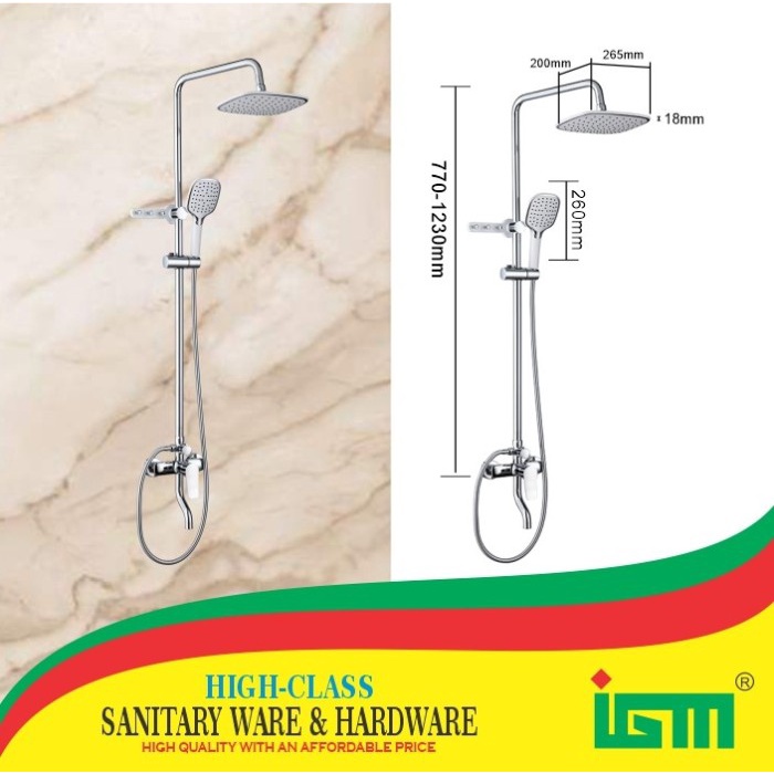 Shower Tiang Set SHOWER IGM IK-046 BUICK STYLE