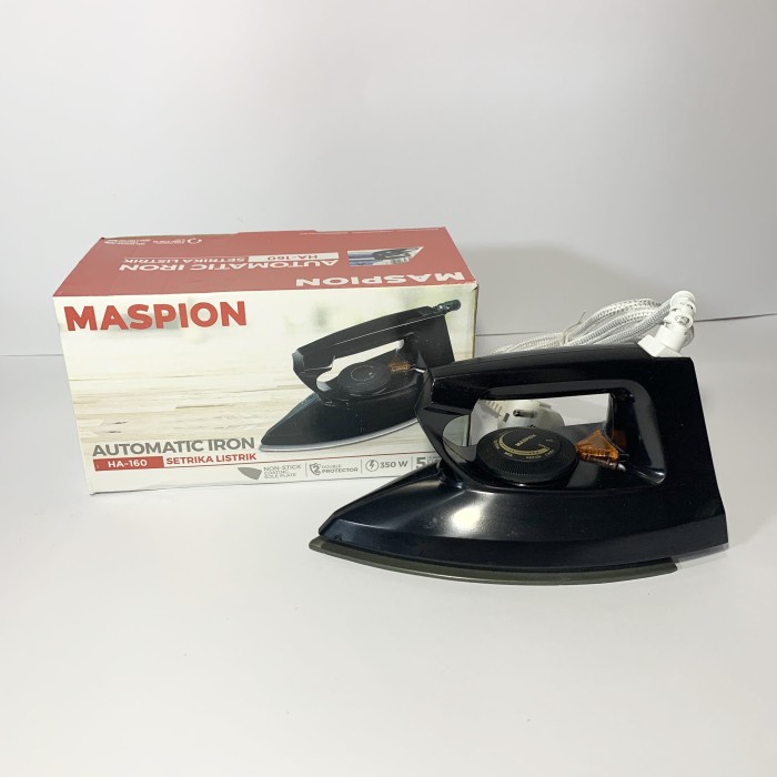 Maspion HA160 – Setrika Hitam / gosokan maspion ha-160
